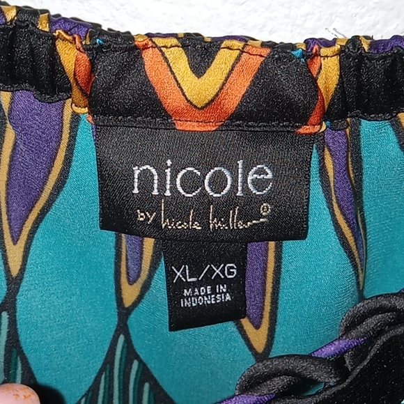 #NICOLEMILLER xl #satin string top. Gorgeous colors - Picture 2 of 4